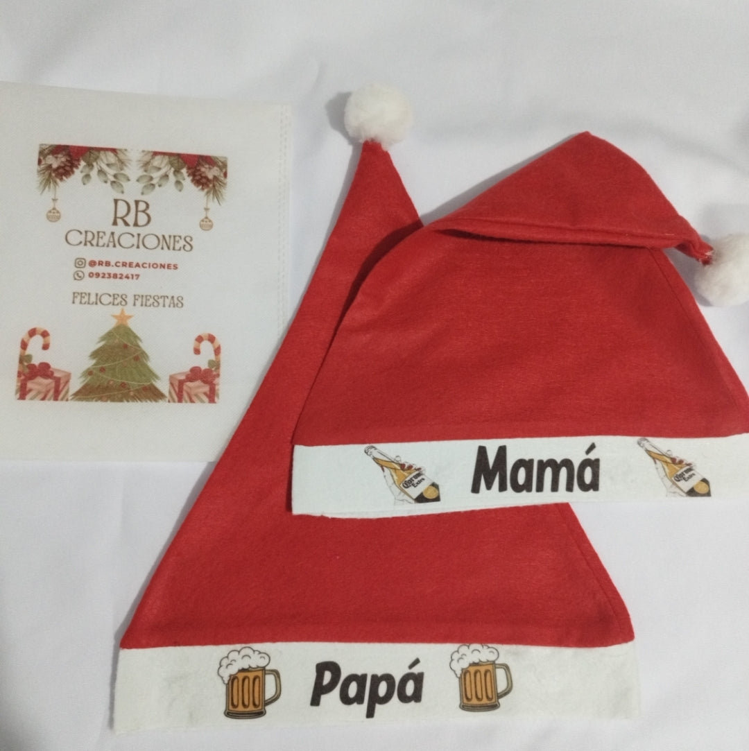 Gorros navideños - RB.Creaciones