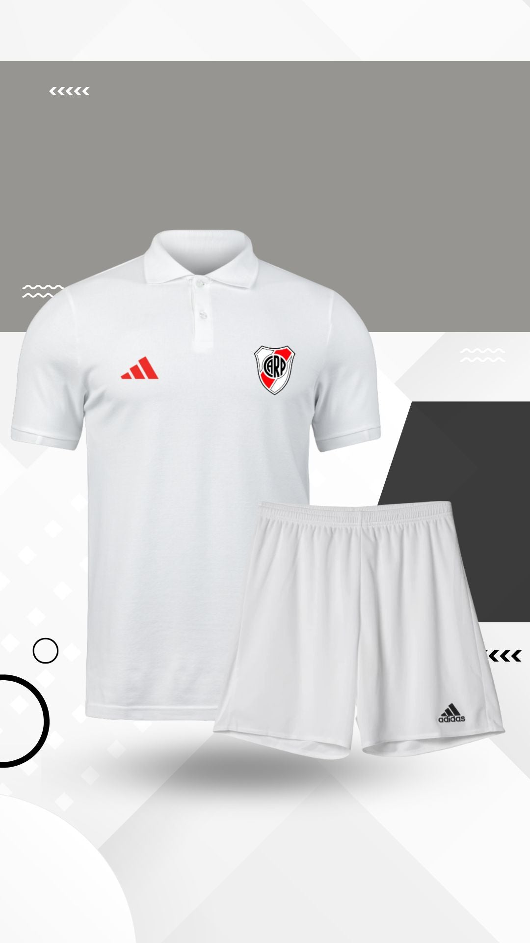 Conjunto dryfitt River Plate - RB.Creaciones