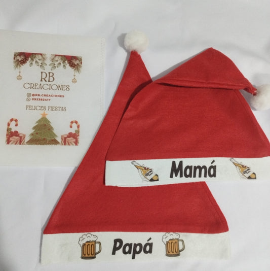 Gorros navideños - RB.Creaciones