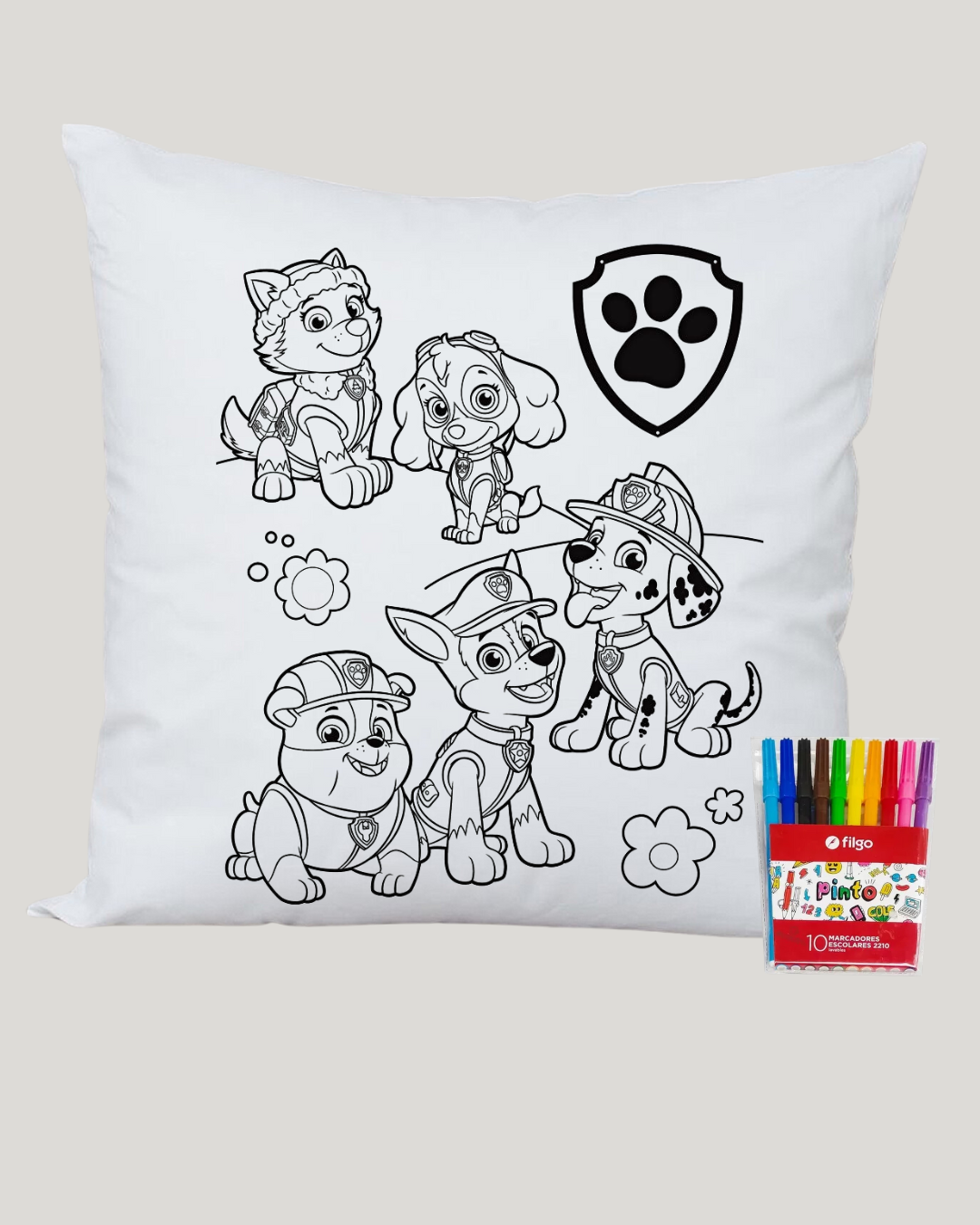 Almohadón para colorear - RB.Creaciones